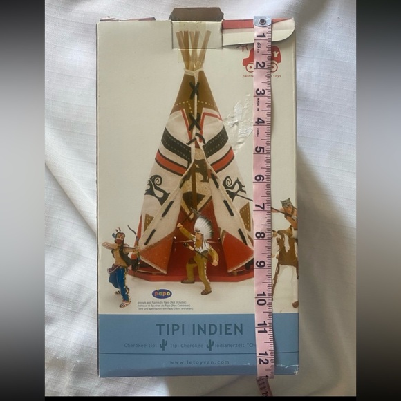 Le Toy Van/Papo Cherokee Teepee TV238 No Figures Included - Picture 10 of 10